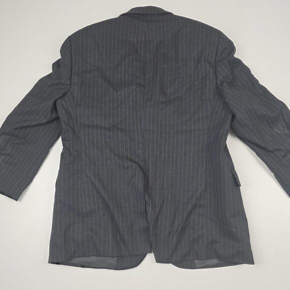 Brooks Brothers 346 Blazer Mens 42S Gray Pinstripe Wool Stretch Notch Lapel - Picture 11 of 15